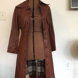 Vintage 70’s long leather